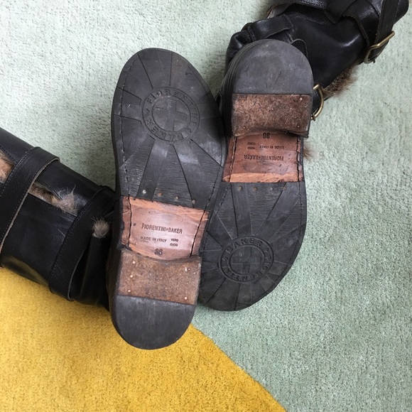 [Fiorentini + Baker] Fur Lined Mid Calf Boots - Picture 5 of 7